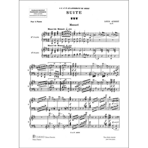 Louis Aubert - Suite Opus 6