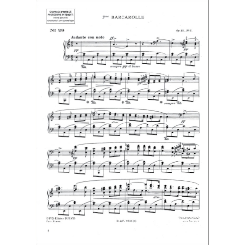 Felix Mendelssohn Bartholdy - Romances Sans Paroles V4 Piano (29 A 38)