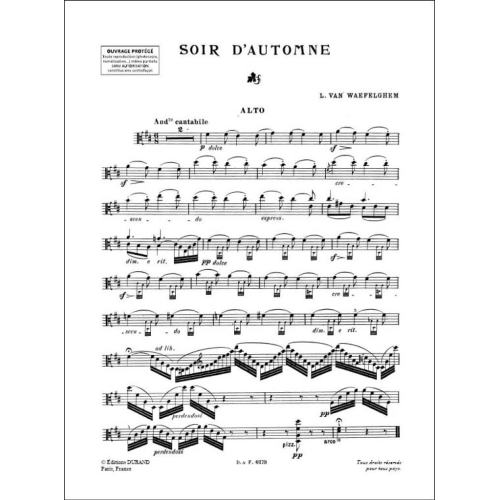 L. Van Waefelghem - Soir D'Automne Va-Hp