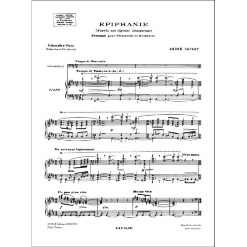 André Caplet - Epiphanie