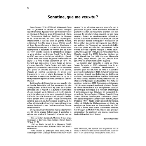 Pierre Sancan - Sonatine