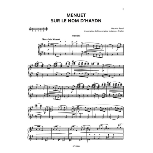 10 petits morceaux pour piano à 4 mains