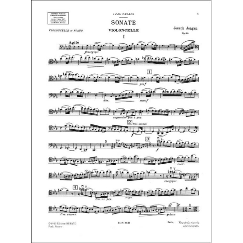 Joseph Jongen - Sonate, Op. 39