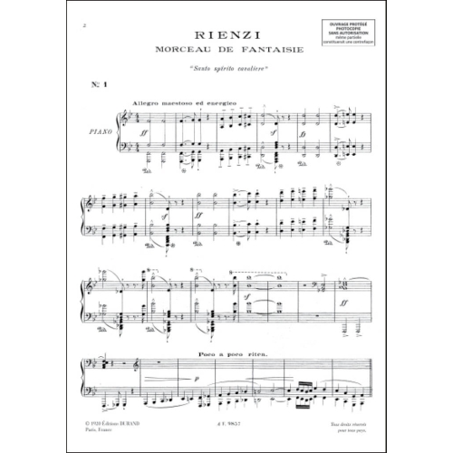 Richard Wagner - Operas Extraits Transcrit Par Liszt Piano