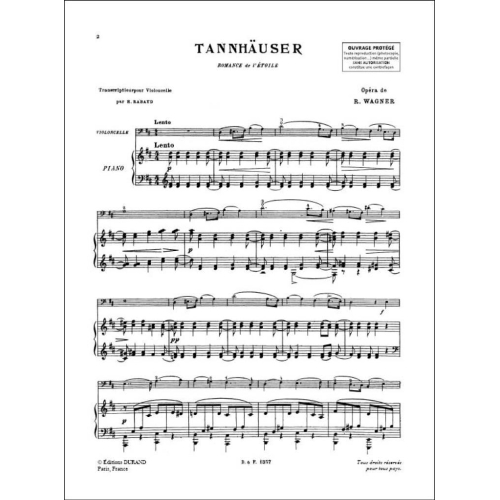 Richard Wagner - Romance A L'Etoile Fl-Piano