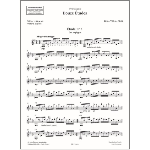 Heitor Villa-Lobos - 12 Études