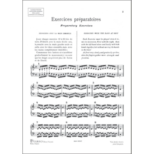Florent Schmitt - Exercices Préparatoires Pour le Piano, Opus 16