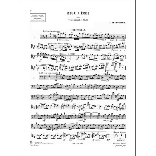 Jules Massenet - 2 Pieces