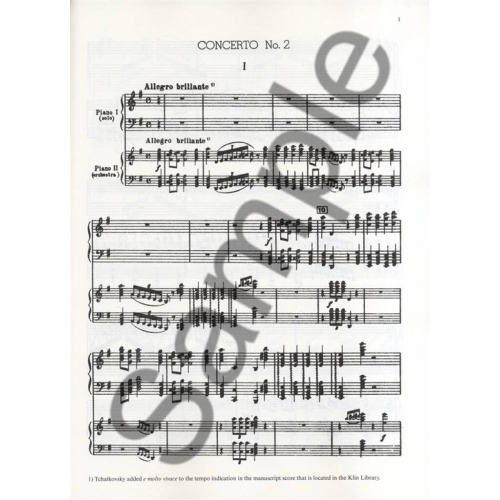 P. I Tchaikovsky - Concerto No.2 In G & Concerto No.3 In E Flat