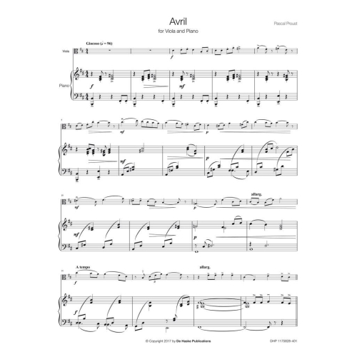 Proust, Pascal - Avril