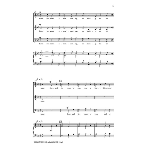 Here We Come A-Caroling
