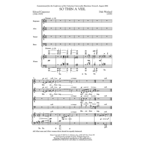 Dale Warland - So Thin a Veil