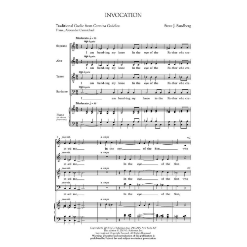 Steve J. Sandberg - Invocation