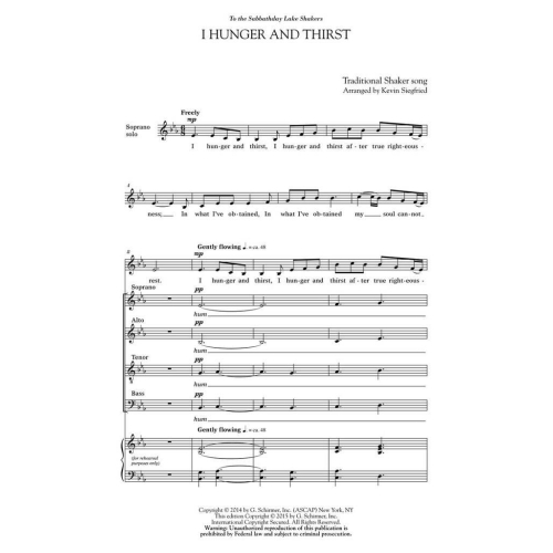 Kevin Siegfried - I Hunger and Thirst