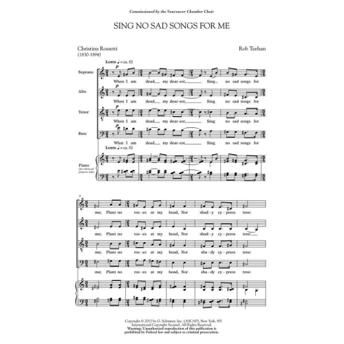 Rob Teehan - Sing No Sad Songs for Me