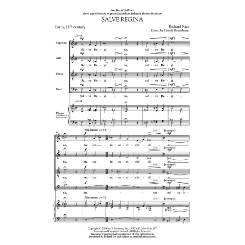 Richard Rice - Salve Regina