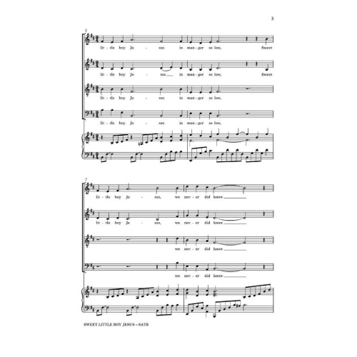 Niles, John Jacob - Sweet Little Boy Jesus