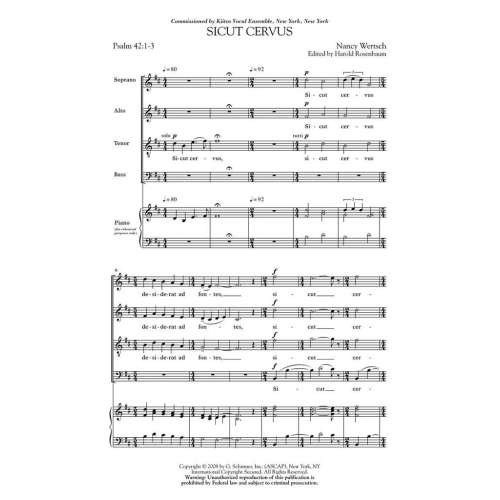 Nancy Wertsch - Sicut Cervus