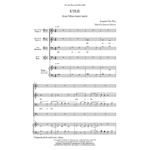 Josquin des Prés - Kyrie