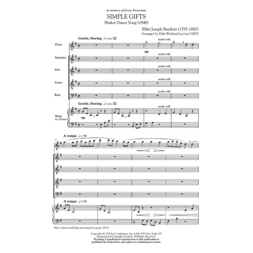 Shaker Dance Song - Simple Gifts