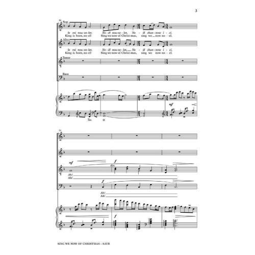 Sing We Now of Christmas (Noel Nouvelet)