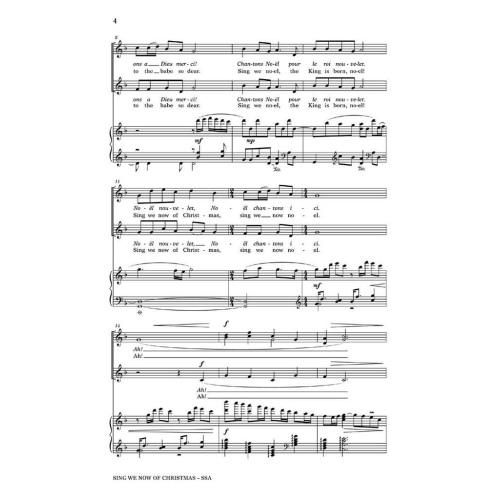 Sing We Now of Christmas (Noel Nouvelet)