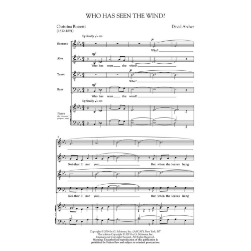 David Archer - Who Has Seen the Wind?