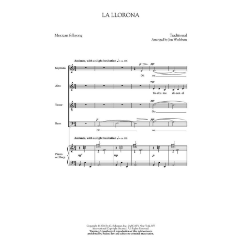 Jon Washburn - La Llorona