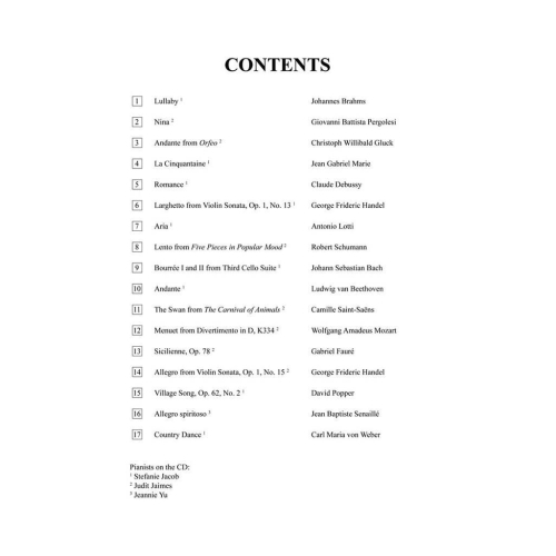 Solos for the Cello Player