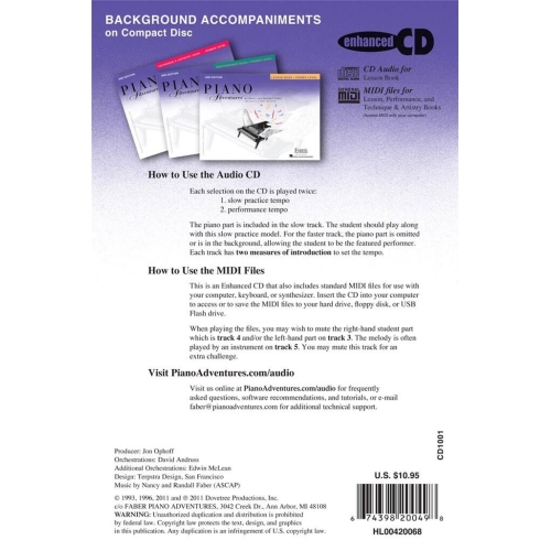 Primer Level - Lesson Book CD - 2nd Edition