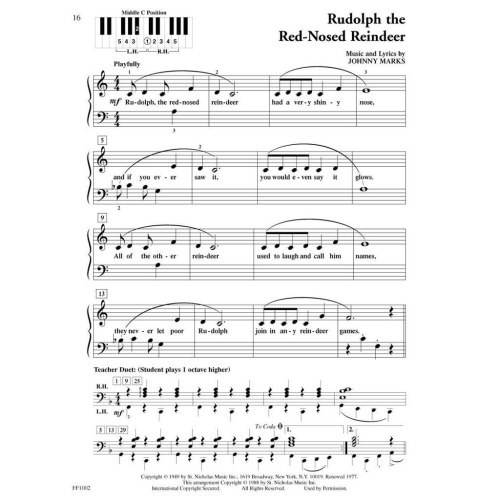 PlayTime Piano Christmas Level 1