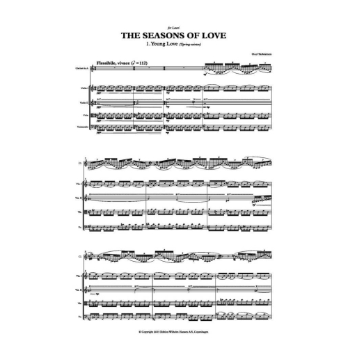 Outi Tarkiainen - The Seasons Of Love (Clarinet Quintet)