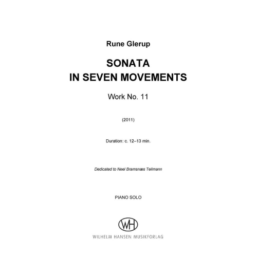 Glerup, Rune - Sonata in Seven Movements