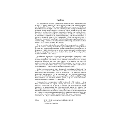 Christopher Tye - The Western Wind Mass (New Engraving)