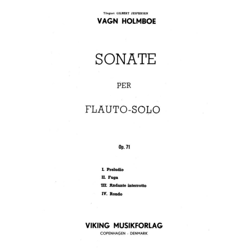 Vagn Holmboe - Sonata Op. 71 (1957)