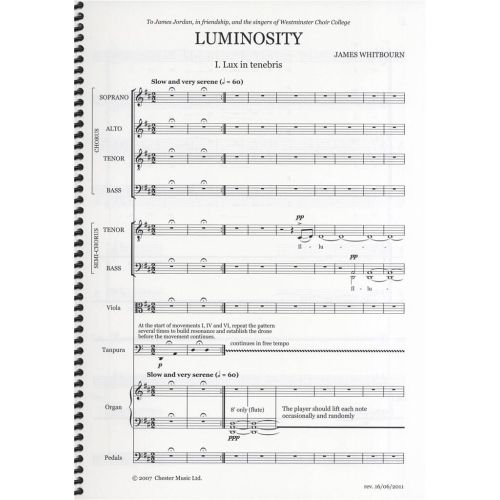 Whitbourn, James - Luminosity