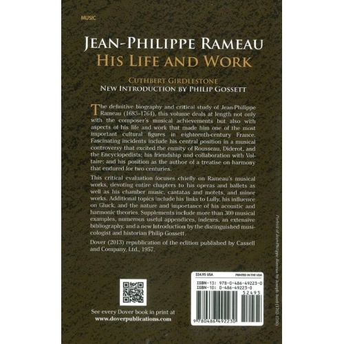 Rameau, Jean-Philippe - Jean-Philippe Rameau: His Life and Work