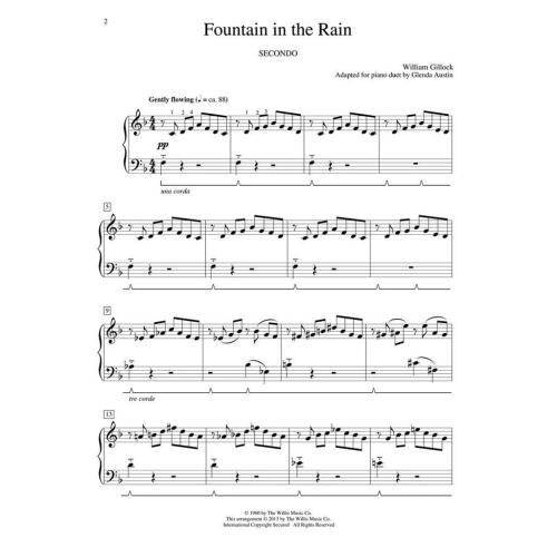 Gillock, William - Fountain in the Rain