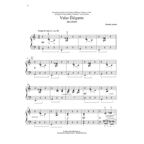 Austin, Glenda - Valse Elegante