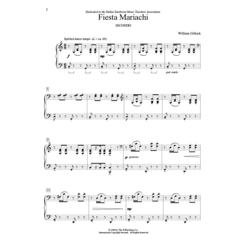 Gillock, William - Fiesta Mariachi