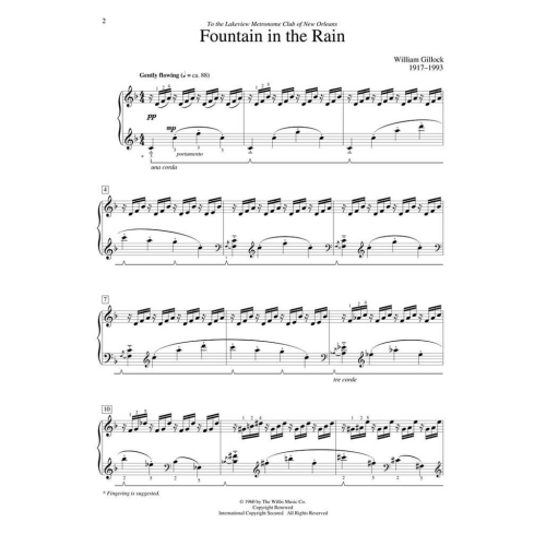 Gillock, William - Fountain In The Rain