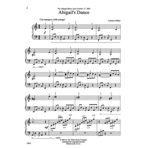 Miller, Carolyn - Abigail's Dance