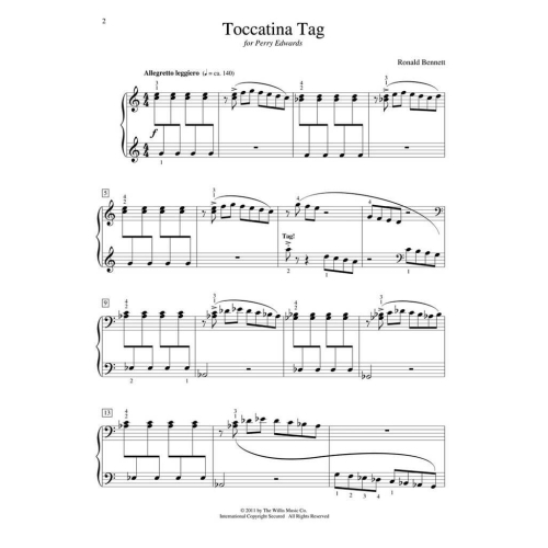 Bennett, Ronald - Toccatina Tag