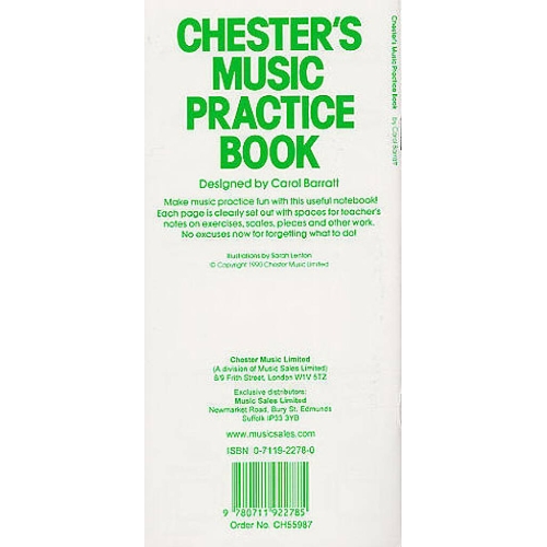 Chester's Music Practice Book