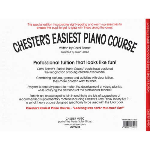 Chesters Easiest Piano Course Book 1 (Special Edition)