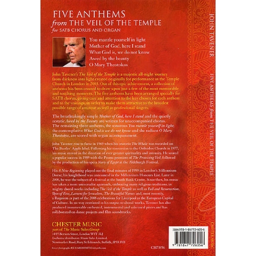 Five Anthems From The Veil Of The Temple