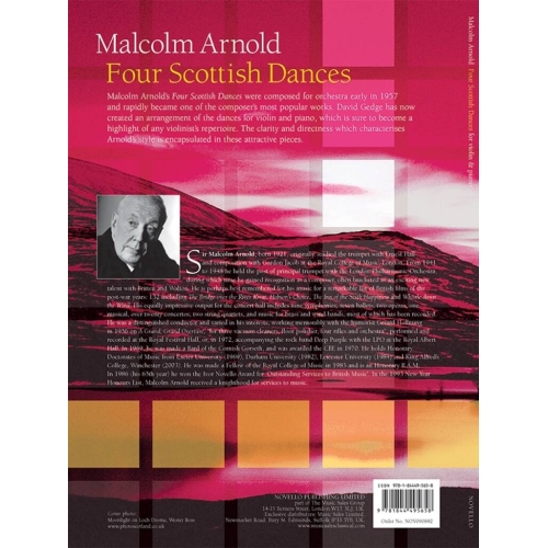 Arnold, Malcolm - Four Scottish Dances Op.59 (Violin/Piano)