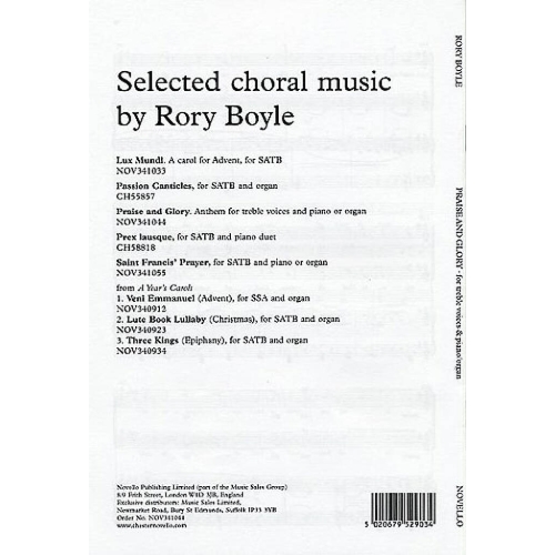 Boyle, Rory - Praise And Glory