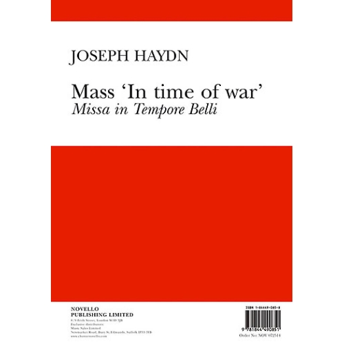 Haydn, F J - Mass In Time Of War
