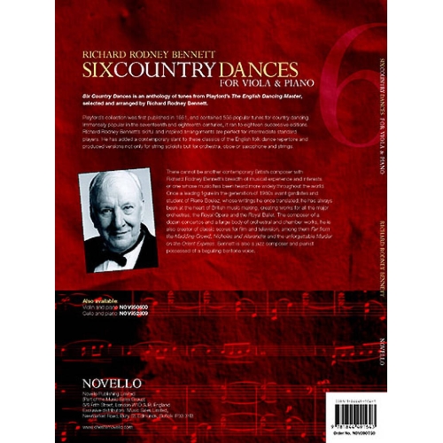 Six Country Dances (Viola/Piano)